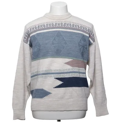 Sweater (Beige, Blå, Flerfarvet) fra New Fast Akryl, Uld