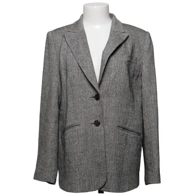 Blazer (Gray, Black) from Aqua Collection Silk, Wool