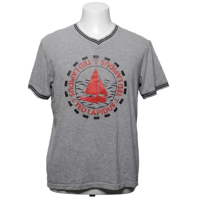 T-shirt (Grå) från Ted Lapidus Bomull, Viskos