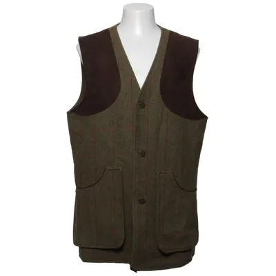 Ydervest (Grøn, Brun) fra Alan Paine Bomuld, Polyester, Uld