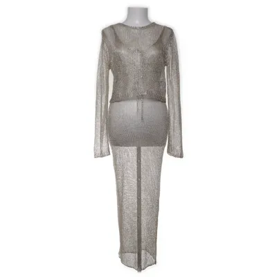 Set (Beige) from Zara Metallic fiber, Viscose