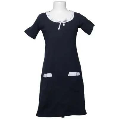 Jurk (Blauw, Wit) van West Point Katoen