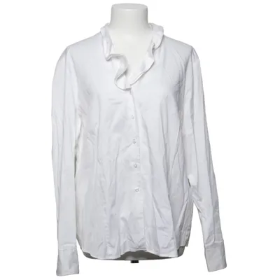 Bluse (Hvid) fra Eterna Bomuld, Elastan