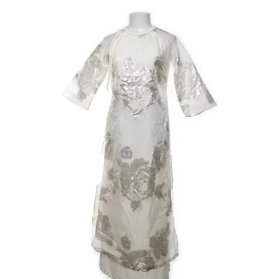 Cheongsam (White, Gold)