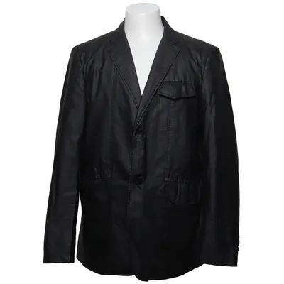 Blazer (Black) from Top Secret Cotton, Linen, Polyester