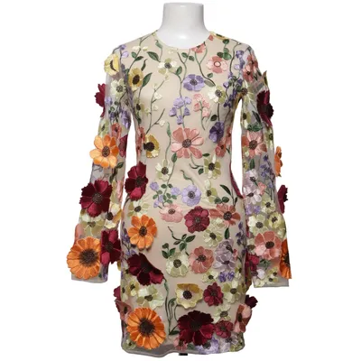 Cocktailjurk (Beige, Meerkleurig) van Vero Moda Polyester