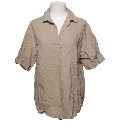 Kortärmad skjorta (Beige) från Pernilla Wahlgren Linne, Viskos