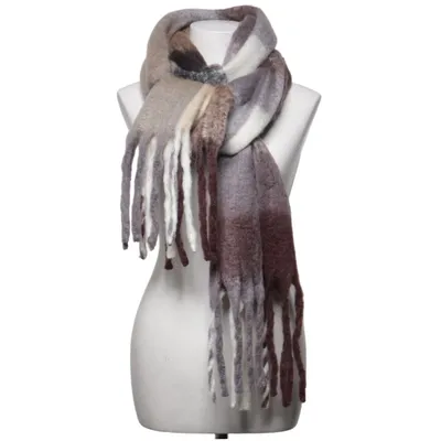 Scarf (Beige, Gray, Brown) from The Eden Collection