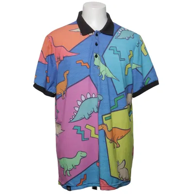 Polo shirt (Blue, Multicolored) from Freshhoods Elastane, Polyester