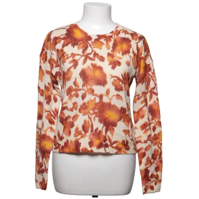 Sweater (White, Brown, Orange) from CeCe Acrylic, Polyamide, Wool