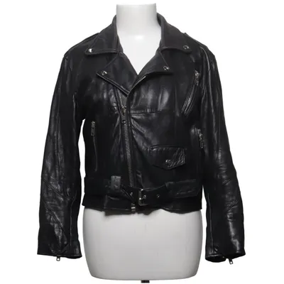 Biker jacket (Black) from Deadwood Leather, Polyester