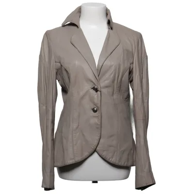Leren blazer (Beige) van Circle of Gentlemen Suède, Viscose