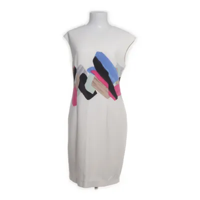 Dress (White, Multicolored) from Ellen Tracy Elastane, Polyester
