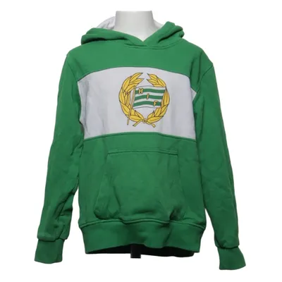 Hættetrøje (Grøn, Hvid) fra HIF Bomuld, Polyester