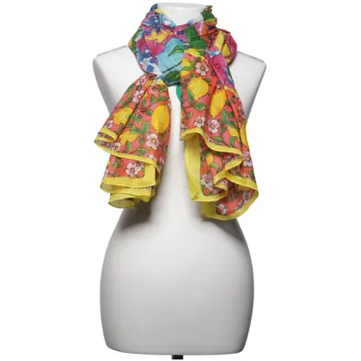 Châle (Jaune, Multicolore) de Antica Sartoria Coton