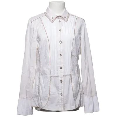 Shirt (White, Beige) from Bonita