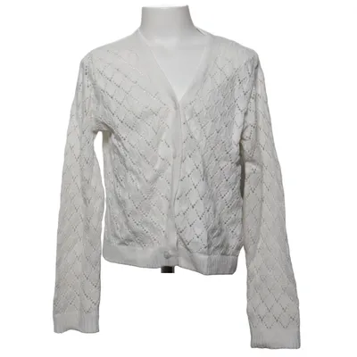 Cardigan (Blanc) de Lindex Kids Acrylique, Coton