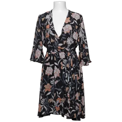 Wrap dress (Black, Multicolored) from JCL Polyester