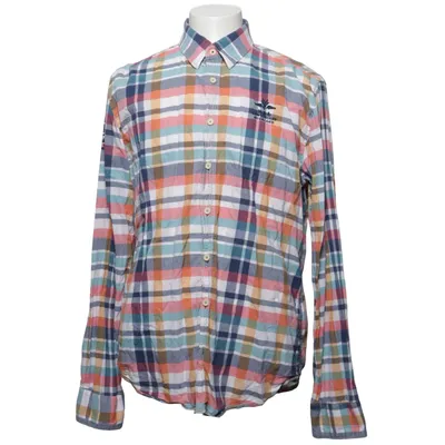 Flannel skjorte (Blå, Hvid, Flerfarvet) fra New Zealand Auckland Bomuld