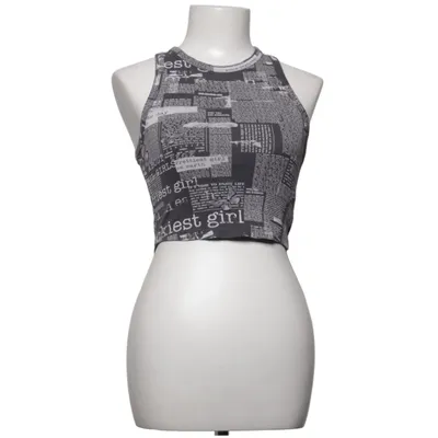 Haut (Gris, Blanc) de New Yorker Coton, Élasthane, Modal