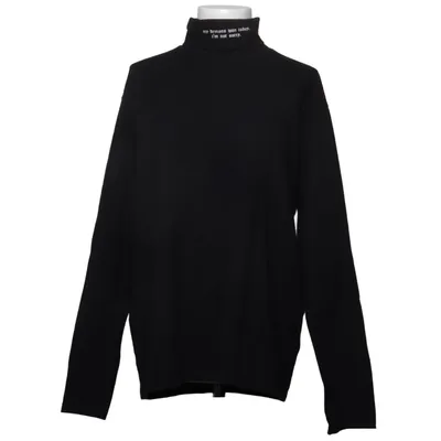 Pul à col roulé (Noir) de Hazel Coton, Polyester