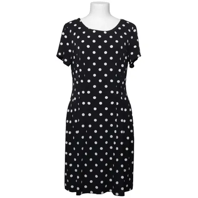 Klänning (Svart, Vit) från Connected Apparel Elastan, Polyester
