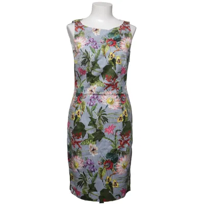 Dress (Blue, White, Multicolored) from Claudia Sträter Acetate, Cotton, Elastane, Polyester