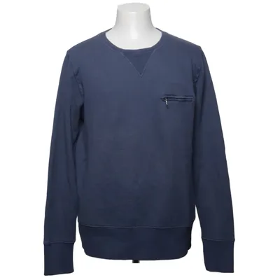 Sweatshirt (Blauw) van Nudie Jeans Katoen, Polyester