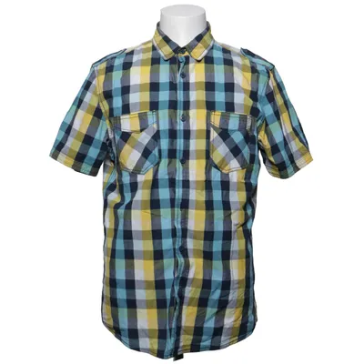 Korte mouwen shirt (Blauw, Geel, Wit) van Clockhouse by C&A Katoen