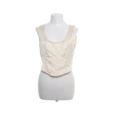 Crop top (Beige) van Vero Moda Elastaan, Polyester