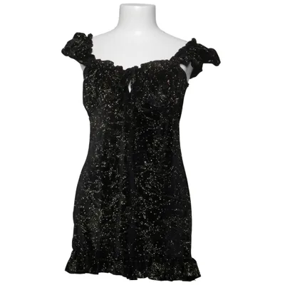 Robe (Noir, Or) de New Girl Order Élasthane, Polyester
