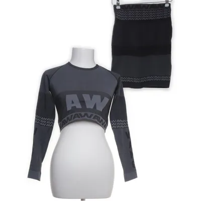 Trainingsset (Zwart, Grijs) van Alexander Wang x H&M Elastaan