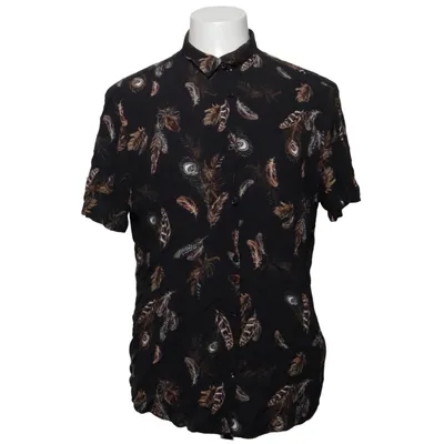 Chemise à manches courtes (Noir, Multicolore) de River Island Viscose
