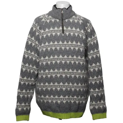 Lusekofta (Grå, Vit, Grön) från Norwool Ull