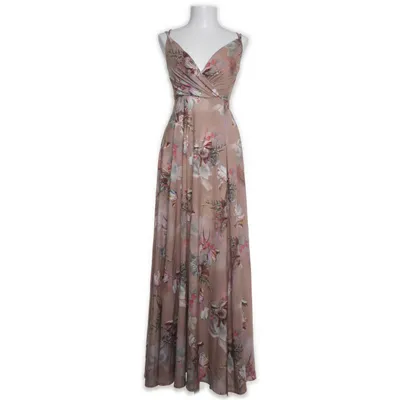 Robe (Gris, Multicolore) de Elizabeth Élasthane, Polyamide