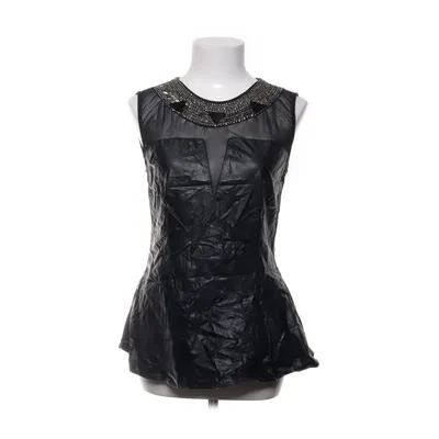 Tanktop  (Sort) fra Drôle de Copine Polyurethan, Viscose