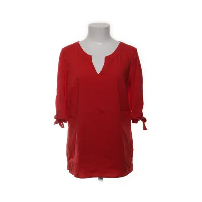 Top (Rood) van Comma Elastaan, Modal, Polyester