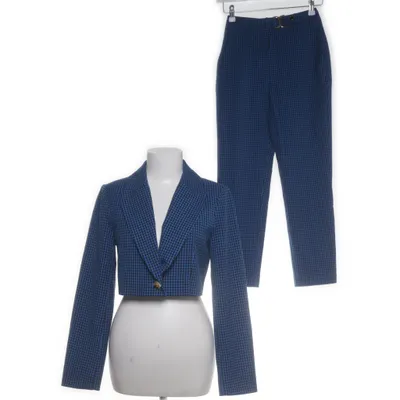 Kostym (Blå, Flerfärgad) från Miss Selfridge Elastan, Polyester, Viskos