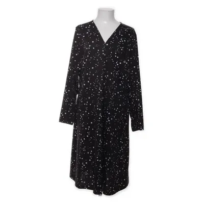 Kjole (Sort, Hvid) fra Plus Plus Elastan, Polyester