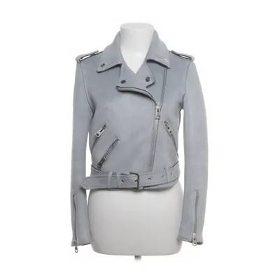 Bikerjacka (Blå) från Zara Basic Outerwear Elastan, Polyester