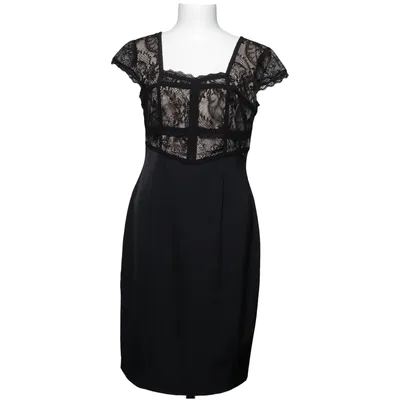 Dress (Black, Beige) from Lasagrada Elastane, Polyester