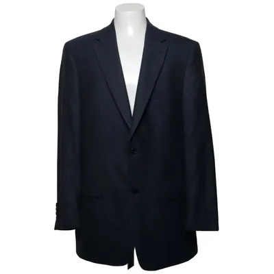 Blazer (Blue) from Mario Barutti Linen, Silk, Viscose, Wool