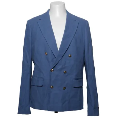 Blazer (Blå) fra Gianni Feraud Bomuld, Linned, Polyester