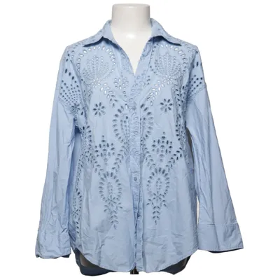 Shirt (Blue) from Zara Cotton, Polyester