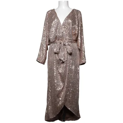 Aftonklänning (Guldfärgad) från Goddiva Elastan, Polyester