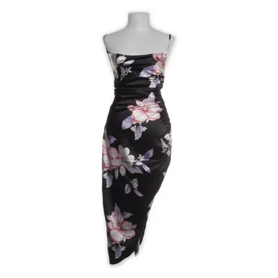 Halterneck dress (Black, Multicolored) from Shein Polyester