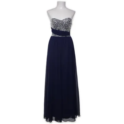 Avondjurk (Blauw) van Eva & Lola Polyester