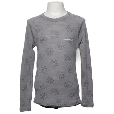 Long sleeve T-shirt (Gray) from Nordbjørn Merino wool