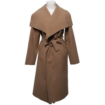 Coat (Beige) from Flam Mode Elastane, Polyester