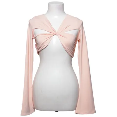 Crop top (Pink) from Oh Polly Elastane, Polyester